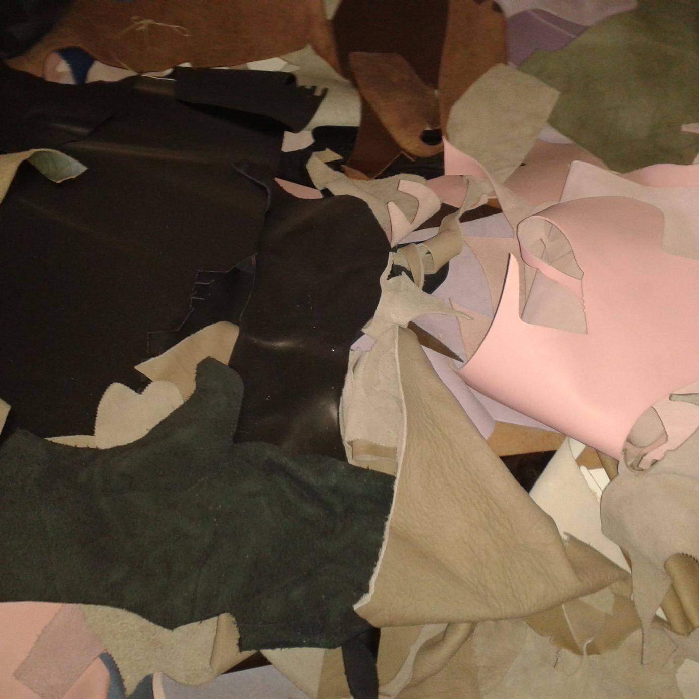 Leather scraps
